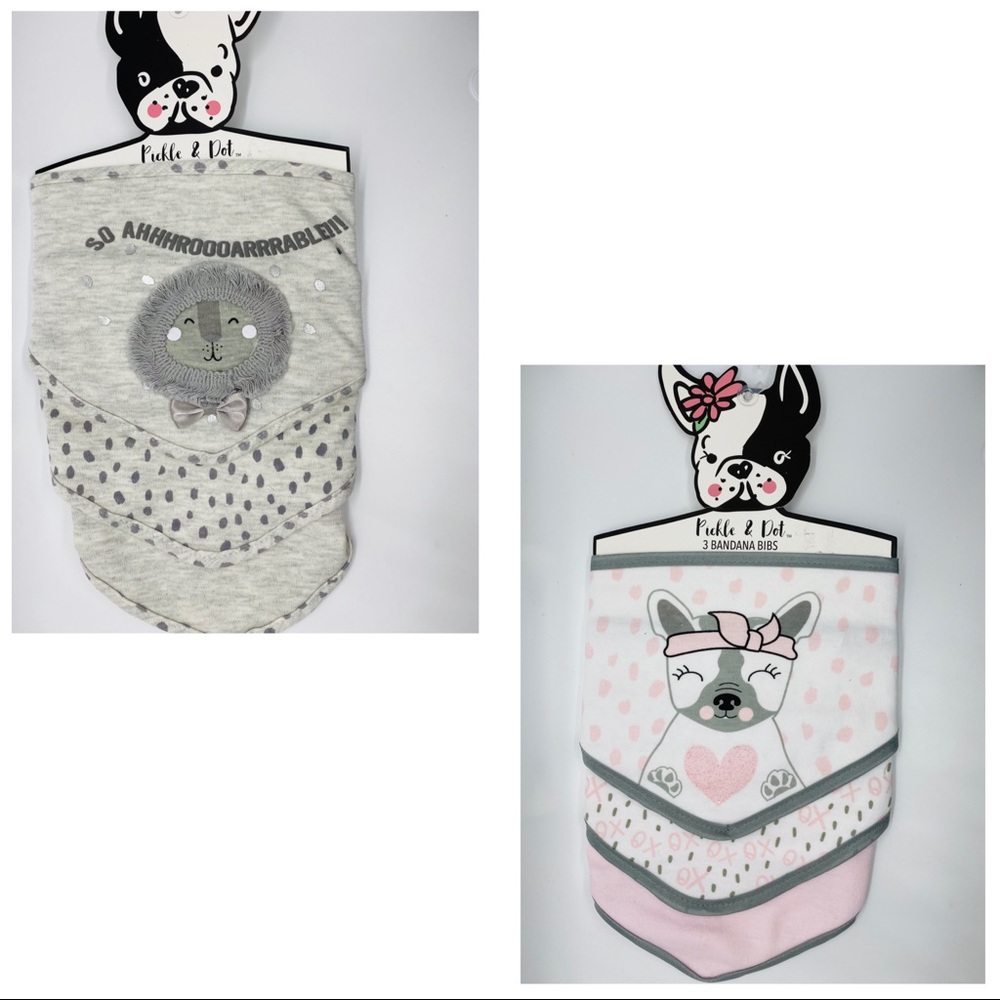New 3 pack baby bibs